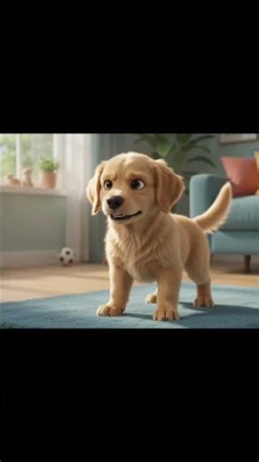 Cute Puppy's Funny Surprise 🐶😂 | Adorable Animated Dog Video for Kids |