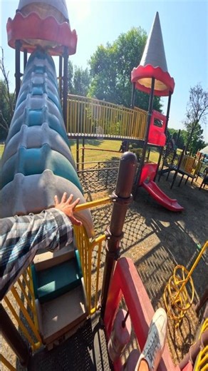 bella ciao playground parkour climbing POV 😁 #shorts #park