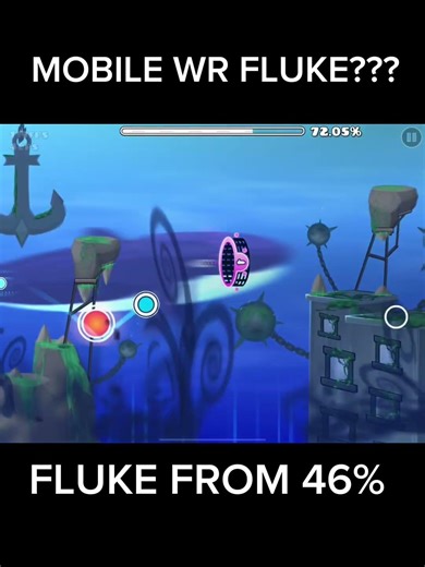 MOBILE WR FLUKE IN FALLEN HORIZON??? #mobile #geometrydash #gd #extremedemon #gaming #gdlevel