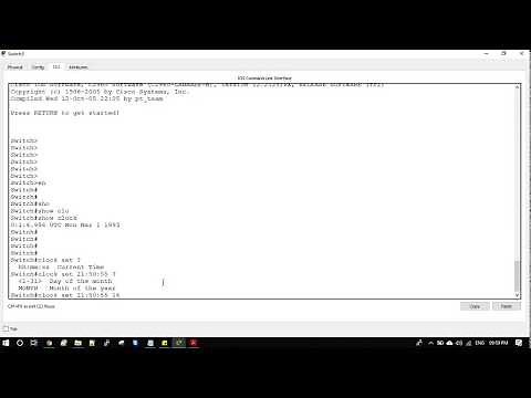 How to Set Clock in CISCO Switches & Routers [GANGLAB IN]
