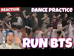 全力で駆け抜ける魂のダンシング！[CHOREOGRAPHY] BTS (방탄소년단) '달려라 방탄 (Run BTS)' Dance Practice リアクション！