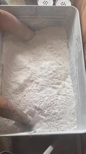 powder play in the all Ajax bucket with a little can play and some dry sponge squeezes part 2 video by asmrrocky on yt & @Rocky on TT #powderoverload #ajaxpowder #powderasmr #powderplay #cleantok