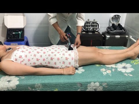 Percussive Therapy Session for Leg Muscle Recovery Dr. TrangHoan Massage
