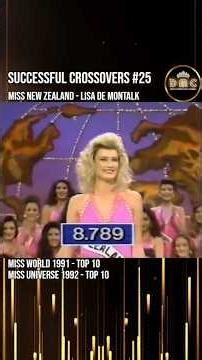 Miss New Zealand 🇳🇿 CROSSOVER | Lisa de Montalk #shorts #pageant #universe #1992 #2025 #2026 #world