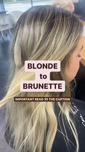 Let's go from BLONDE 💛 to BRUNETTE 🤎 @jess_coco21's talks pre-filling ⬇ "✨ What is filling? The process of replacing pigments that were previously removed from or don’t exist naturally in the hair. ✨ Why does it matter? Think of it this way. When hair is lightened, all warmth is removed to achieve a clean blonde. If a blondie wants to embrace the dark side again, the hair needs to be filled first to replace that lost warmth or one of two things could happen: 🤎 The color will appear uneven. 🤎
