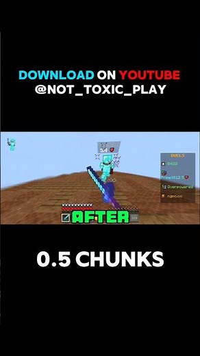 ⬆️ download ⬆️ 0.5 Chunks Texture Pack MCPE 1.26+ ⚡ Extreme FPS Boost #mcpe #minecraftplugin