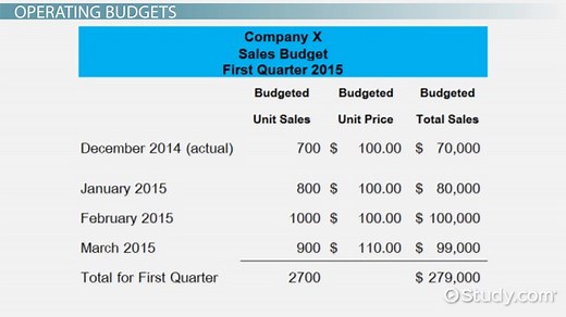 Master Budget Definition, Preparation & Example