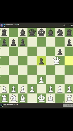 2 Player Chess Bullet 30 Sec - Checkmate in 18 moves #chess