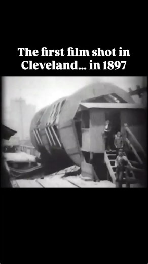 The 216 Scoop on Instagram: "It’s the first film shot in Northeast Ohio and a key part of the region’s early cinematic history. In 1897, the Thomas Edison Company shot ‘Coal Unloader’ in the Flats – a short film that features workers unloading coal. It was part of Edison’s strategy to promote his Kinetoscope – an early motion picture technology that started Cleveland’s long-standing connection to the film industry. #cleveland #thisiscle #cinema #movies @clehistory @skrticx @lostcleveland @johnpe