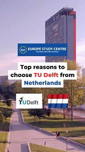 Delft consistently ranks very high among institutions of higher education globally. In 2021 TU Delft's programmes in engineering and technology ranked 21st in the Times Higher Education World University Rankings and 15th in the QS World University Rankings. Research at TU Delft encompasses virtually the entire spectrum of engineering sciences and it is this breadth that forms the basis for TU Delft's strong scientific profile. For more details feel free to reach us at 91-9884457722 #TUDelft #Hig