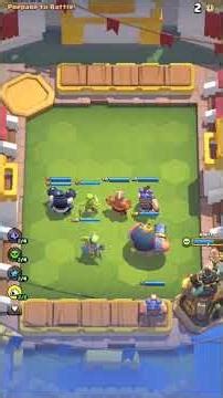 Royal giant+ Electro giant #clashroyale #mergertactics #gaming #games #supercell