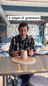 Three stages of greenware 💚 Beginner or experienced, what do you want to learn next? #clay #pottery