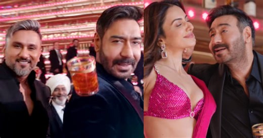 Ajay Devgn Gives New Hook Step In Jhoom Sharaabi Song From De De Pyaar De 2 With Honey Singh