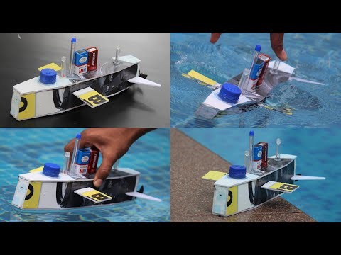How To Make Self Balancing RC Submarine At home - Amazing DIY Toys For Kids