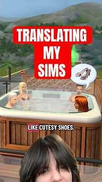this is how I interpret my sims conversations 💬 #shorts #thesims