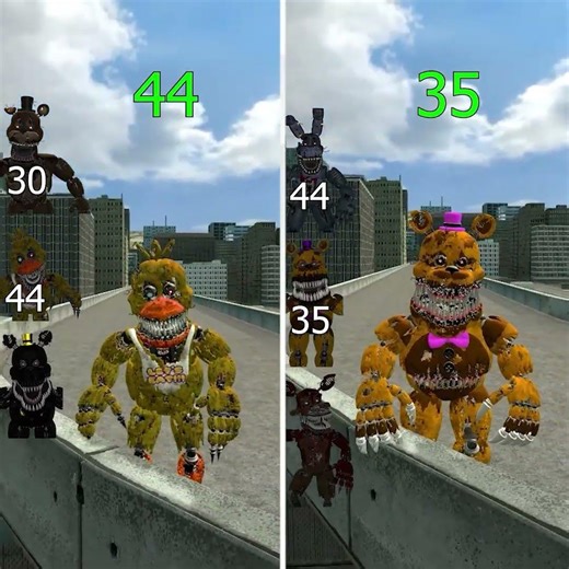 FNAF Nightmare Team Speed Test. Let's go⚡ #garrysmod #fnaf #fivenightsatfreddys