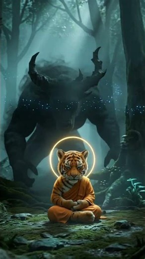 When the Beast Tests You, Stay Calm 🐯 #shorts #aivideo #explore