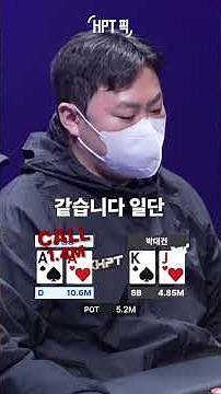 The chip leader got pocket aces, but...