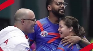 La pareja de Tenis de Mesa 🏓 de Cuba 🇨🇺, compuesta por Moisés Campos y Daniela Fonseca, clasifican a los Juegos Olímpicos de Paris 2024. ¡Disfrutemos ese instante! Edición Por La Goma | Por La Goma