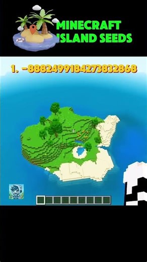 Perfect Survival Island Seeds | Part 60 #seeds #minecraft #shorts