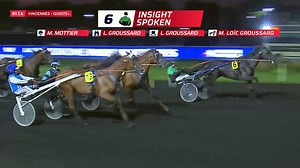 Quinté : Arrivée et rapports du Quinté  de ce vendredi 19 septembre à Paris-Vincennes : Insight Spoken en patron !