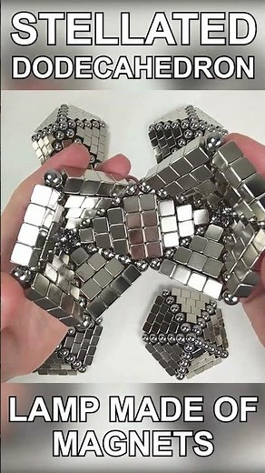Stellated Dodecahedron Made of Magnets