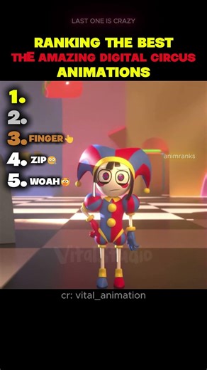 Ranking The Best The Amazing Digital Circus Animations (Part 5) #theamazingdigitalcircus #animation