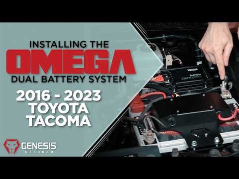 Installing the OMEGA Dual Battery System in the 2016-2023 Toyota Tacoma