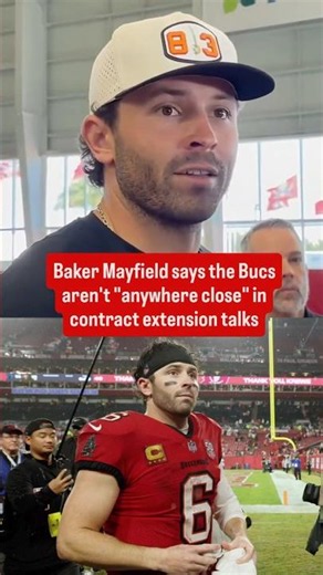 Baker Mayfield sets a deadline for contract talks with Bucs 👀 (via @gregauman) #nfl #bakermayfield
