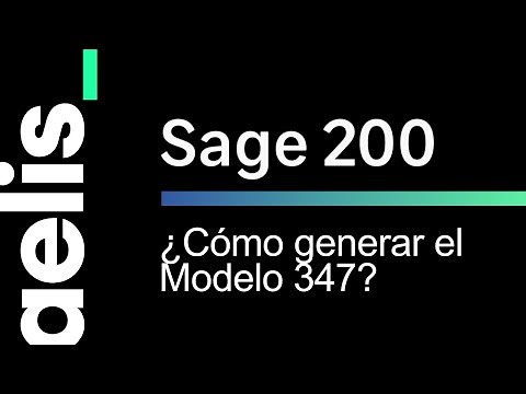 How to generate Form 347 in Sage 200