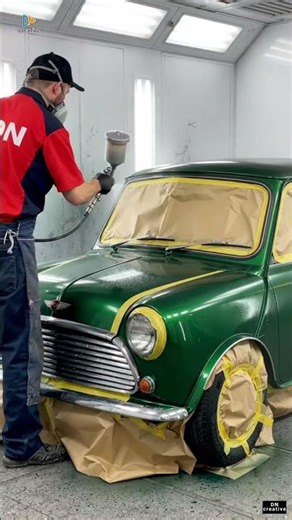 1964 Mini Cooper S MK1 Full Restoration | Rust to Perfection #Shorts #Restoration