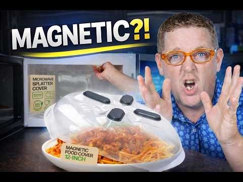 Magnetic Splatter Cover for Microwave