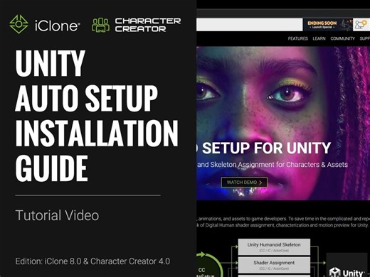 icone8&character creator 导入unity自动设置参数插件Unity Auto Setup Plugin