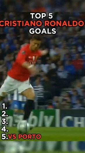 top five goals Christiano Ronaldo #cr7 #viral #football