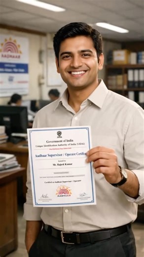 CSC Aadhaar Supervisor Bharti 2026 📢 #shorts