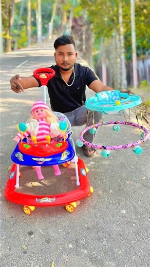 2 Ta Baby Walker Set Hight Adjustable Kit Dekho 😱