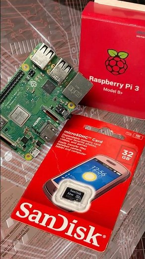 Raspberry Pi 3 B+ & 32GB SD Card Unboxing #shorts #shortsfeed