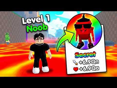 Starting Over as NOOB with OP SECRET in Survive LAVA for Brainrots! (Roblox)