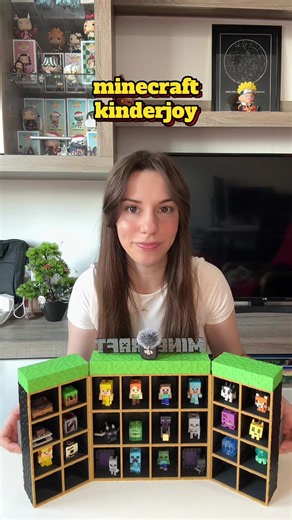 minecraft kinderjoy kolekcija | idemo po taj emerald/slime blok💚 #iamstefi #minecraft #minecraftkinderjoy #minecraftgamer #minecraftplayer