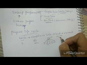 Dynamic linking- Technique for supporting execution of large programs-lecture69/os