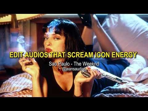 edit audios that scream icon energy + timestamps