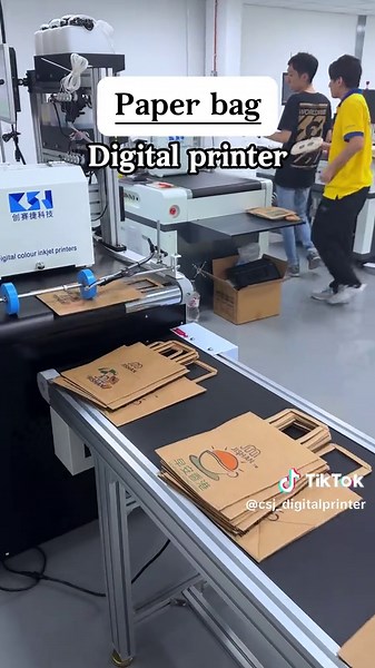 Using Digital Printers for Custom Paper Bags