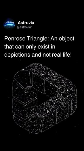 Astrovia | The Penrose triangle, also known as the Penrose tribar, is an impossible object that was first created by the Swedish artist Oscar... | Instagram