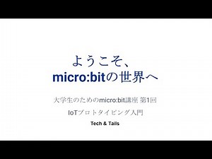 Microbit Course for University Students Part 1