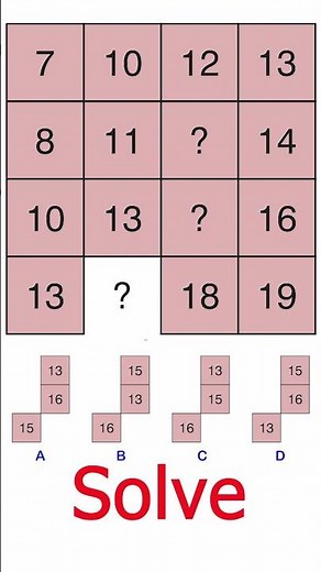 IQ Test: Mensa Norway Puzzle