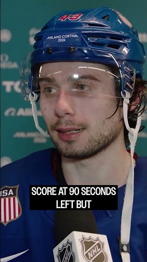HUGHES: "No Regret" in overtime 🇺🇸