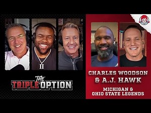 Ohio State & Michigan Legends AJ Hawk & Charles Woodson on CFB's Best Rivalry, #CFBPlayoff & NIL