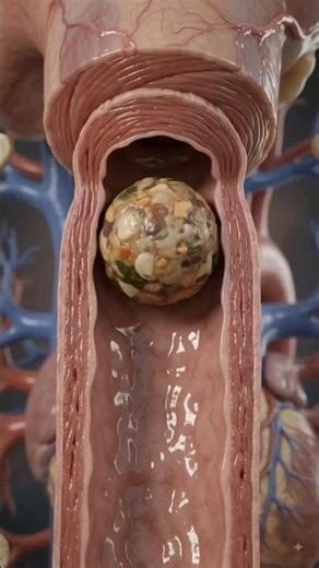 How Food Reaches the Stomach? | Food Journey from Mouth to Stomach | 3D Animation #shorts