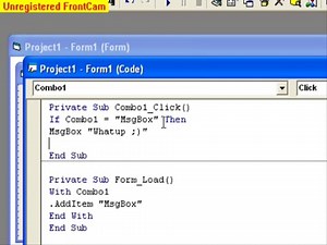 Visual Basic 6.0 Tutorial (Combobox)