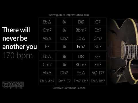 There Will Never Be Another You (Jazz/Swing feel) 170 bpm : Backing Track